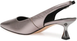 Женские серебряные босоножки Baden