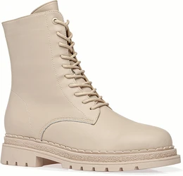 Женские бежевые ботинки Baden (Натуральная шерсть)