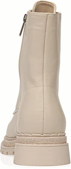 Женские бежевые ботинки Baden (Натуральная шерсть)