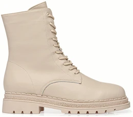 Женские бежевые ботинки Baden (Натуральная шерсть)