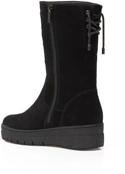 Женские черные полусапоги Baden (Натуральная шерсть)