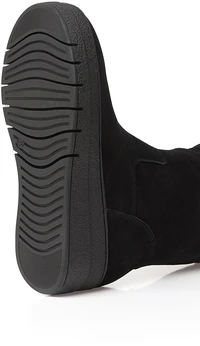 Женские черные полусапоги Baden (Натуральная шерсть)