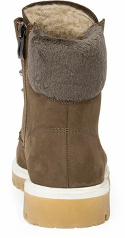 Женские коричневые ботинки Burgerschuhe (Натуральная шерсть)