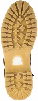 Женские коричневые ботинки Burgerschuhe (Натуральная шерсть)