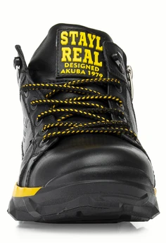 Мужские черные ботинки Baden (Натуральная шерсть)