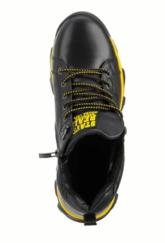 Мужские черные ботинки Baden (Натуральная шерсть)