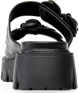 Женские черные сабо Lavida