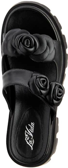 Женские черные сабо Lavida