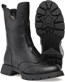 Женские черные ботинки Baden (Натуральная шерсть)