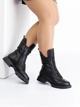 Женские черные ботинки Baden (Натуральная шерсть)