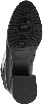 Женские черные ботильоны Ascalini (Натуральный мех)