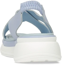 Женские голубые босоножки Shoiberg