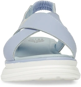 Женские голубые босоножки Shoiberg