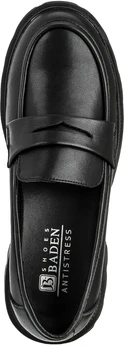 Женские черные лоферы Baden