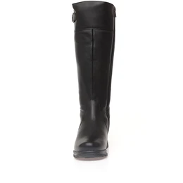 Женские черные сапоги Janita (Натуральный мех)