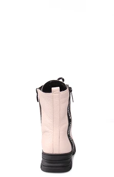 Женские розовые ботинки Francesco Donni (Натуральная шерсть)