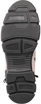 Женские розовые ботинки Francesco Donni (Натуральная шерсть)