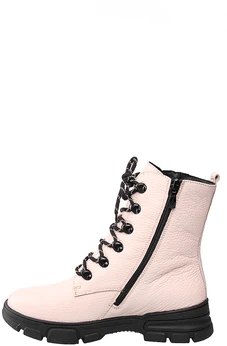 Женские розовые ботинки Francesco Donni (Натуральная шерсть)