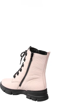 Женские розовые ботинки Francesco Donni (Натуральная шерсть)