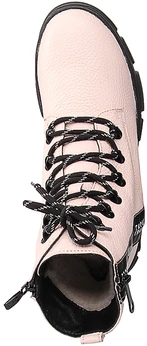 Женские розовые ботинки Francesco Donni (Натуральная шерсть)