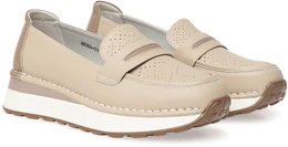 Женские бежевые мокасины Wilmar