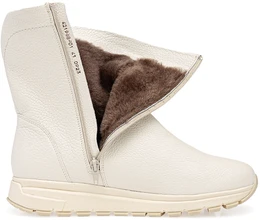 Женские бежевые полусапоги Romer (Натуральный мех)