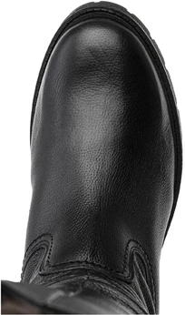 Женские черные сапоги Romer (Натуральный мех)