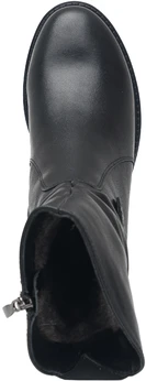 Женские черные полусапоги ALEXIA LEVINI (Натуральная шерсть)