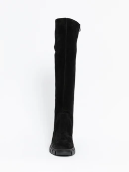 Женские черные ботфорты ALEXIA LEVINI (Еврошерсть)