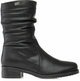 Женские черные полусапоги Janita (Натуральный мех)