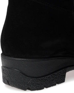 Женские черные сапоги Janita (Натуральный мех)