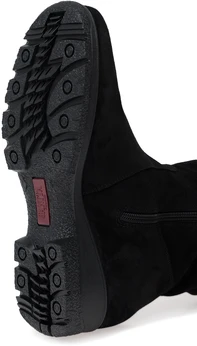 Женские черные сапоги Janita (Натуральный мех)