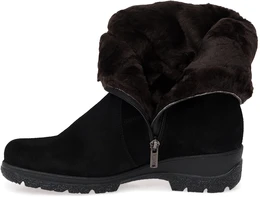 Женские черные сапоги Janita (Натуральный мех)