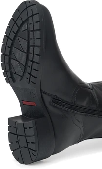 Женские черные сапоги ALEXIA LEVINI (Натуральная шерсть)