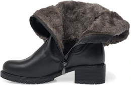 Женские черные сапоги ALEXIA LEVINI (Натуральная шерсть)