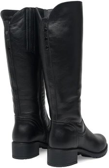 Женские черные сапоги ALEXIA LEVINI (Натуральная шерсть)