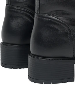 Женские черные сапоги ALEXIA LEVINI (Натуральная шерсть)