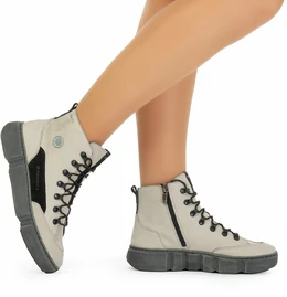 Женские бежевые ботинки Burgerschuhe (Байка)