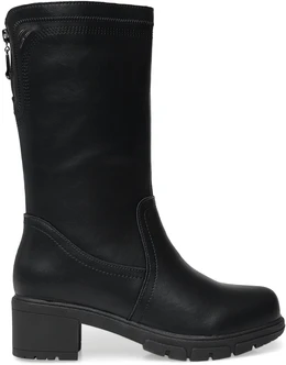 Женские черные полусапоги Baden (Натуральная шерсть)