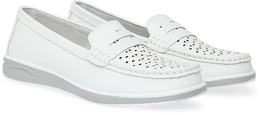 Женские белые мокасины Baden