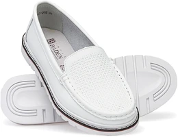 Женские белые мокасины Baden