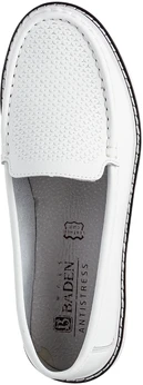 Женские белые мокасины Baden