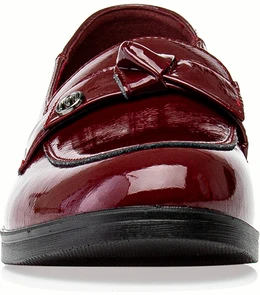 Женские бордовые лоферы Baden