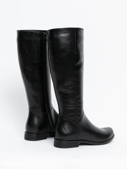 Женские черные сапоги ALEXIA LEVINI (Байка)