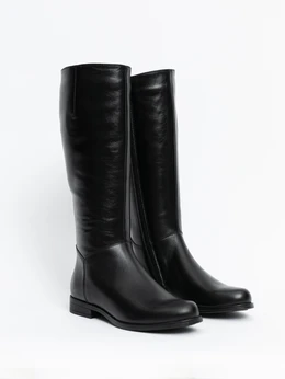 Женские черные сапоги ALEXIA LEVINI (Байка)