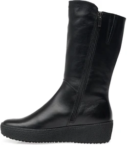 Женские черные сапоги Romer (Натуральный мех)