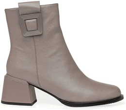 Женские серо-коричневые ботильоны Baden (Байка)