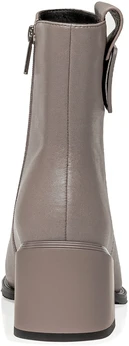 Женские серо-коричневые ботильоны Baden (Байка)