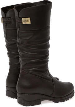 Женские коричневые сапоги Janita (Натуральный мех)