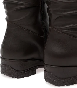 Женские коричневые сапоги Janita (Натуральный мех)